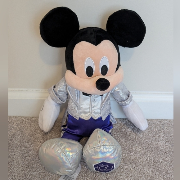 Disney Other - Disney 100 Years of Wonder Anniversary Mickey Mouse Stuffed Animal Plush Toy